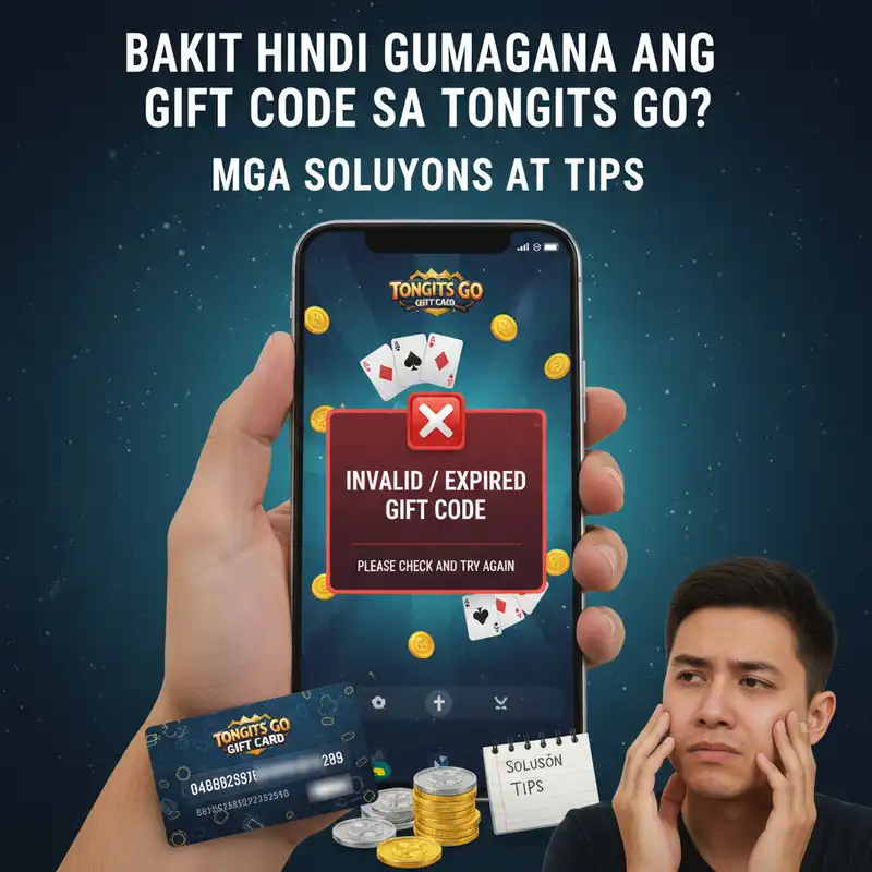 Bakit hindi gumagana ang tongits go gift code